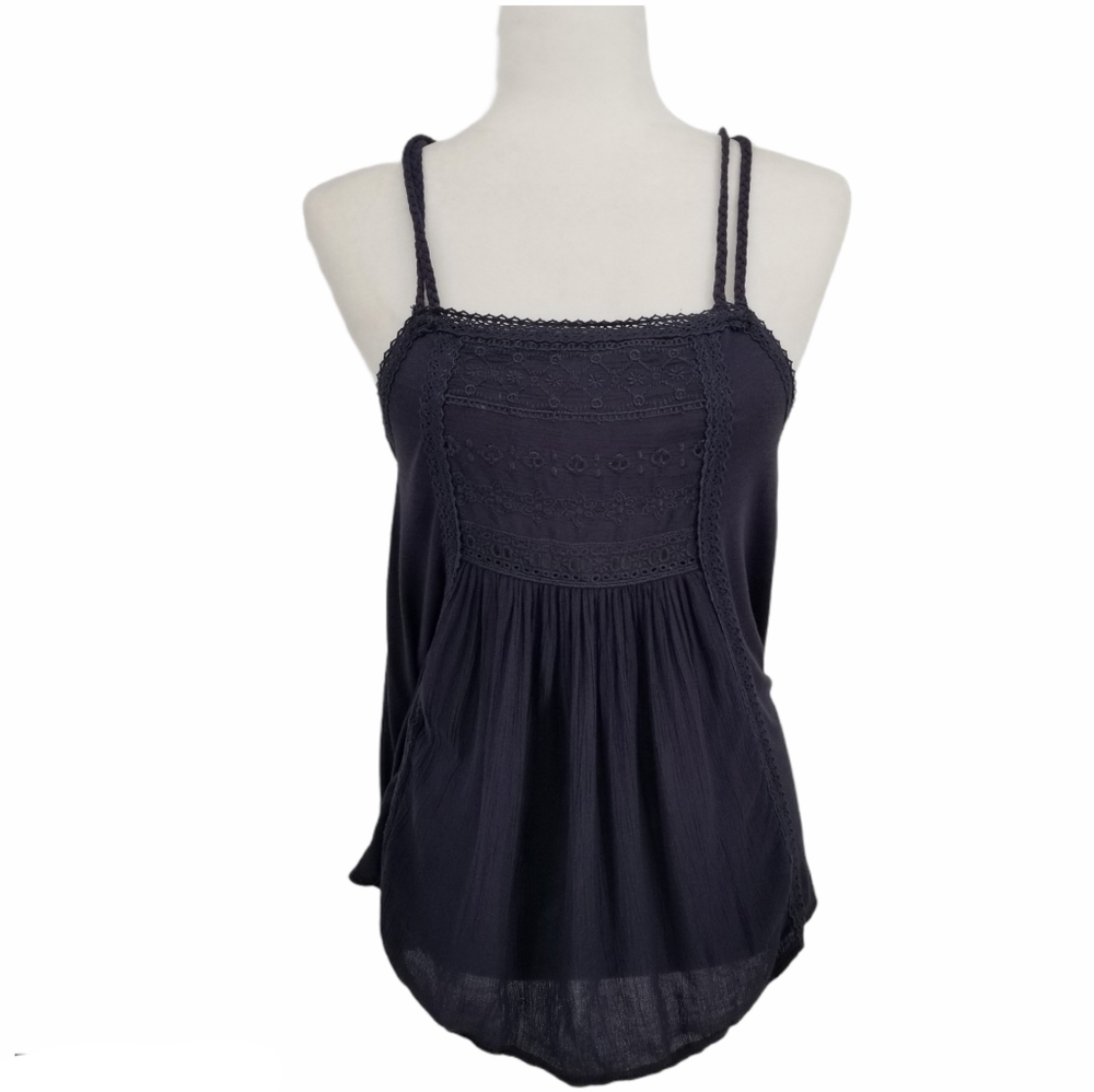 American Eagle Outfitters Navy Blue Top